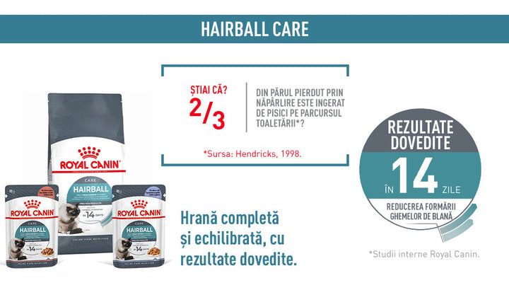 Hrana Uscata Pisici Royal Canin 216110 | Hairball Care, 10kg
