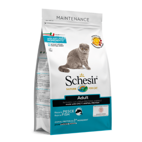 Hrana uscata pentru pisici Schesir Cat adult peste 400 g