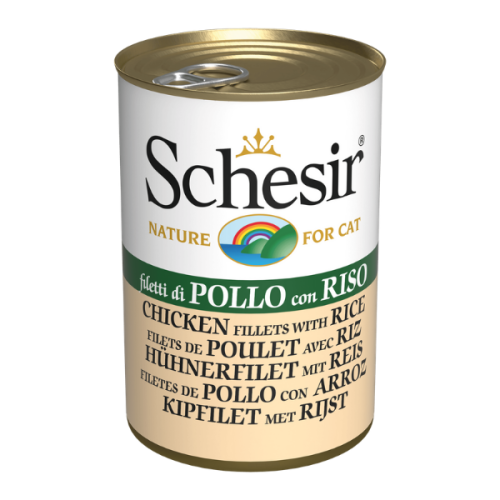 Hrana umeda pentru pisici Schesir Pui-Orez 140gr
