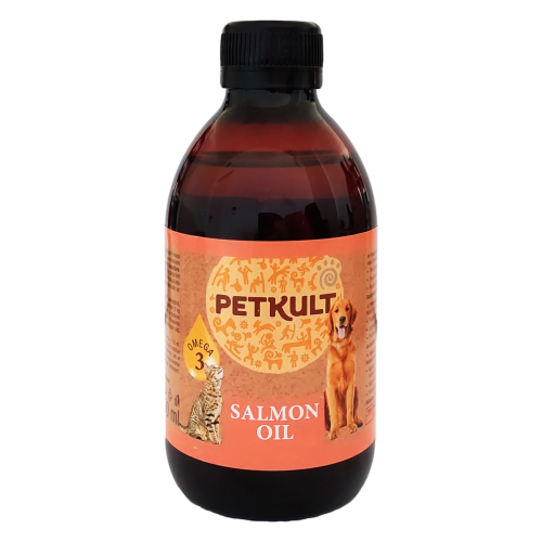 Ulei de somon pentru caini si pisici Petkult 300 ml