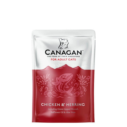 Hrana umeda pentru pisici Canagan Adult cu Pui&amp;Hering 85 g