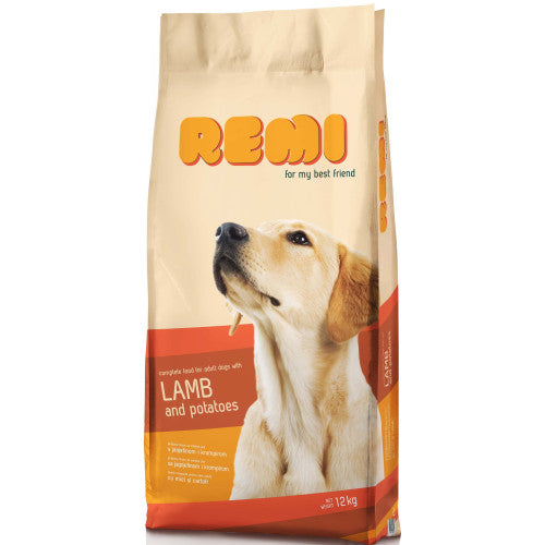 Hrana uscata pentru caini Remi Miel&amp;Cartofi 12 kg