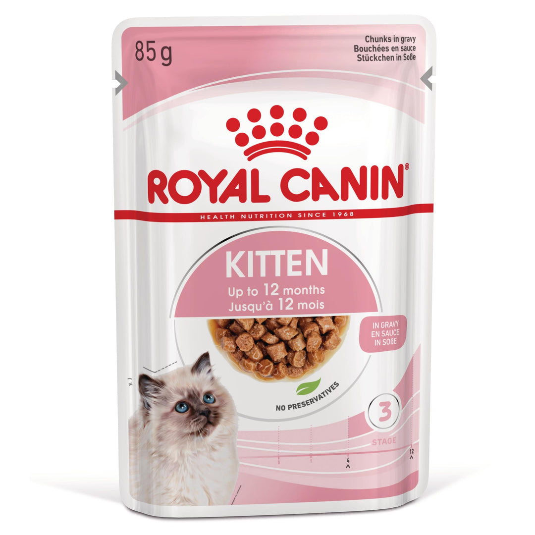 Royal Canin Kitten hrana umeda pisica junior (in sos), 12 x 85 g