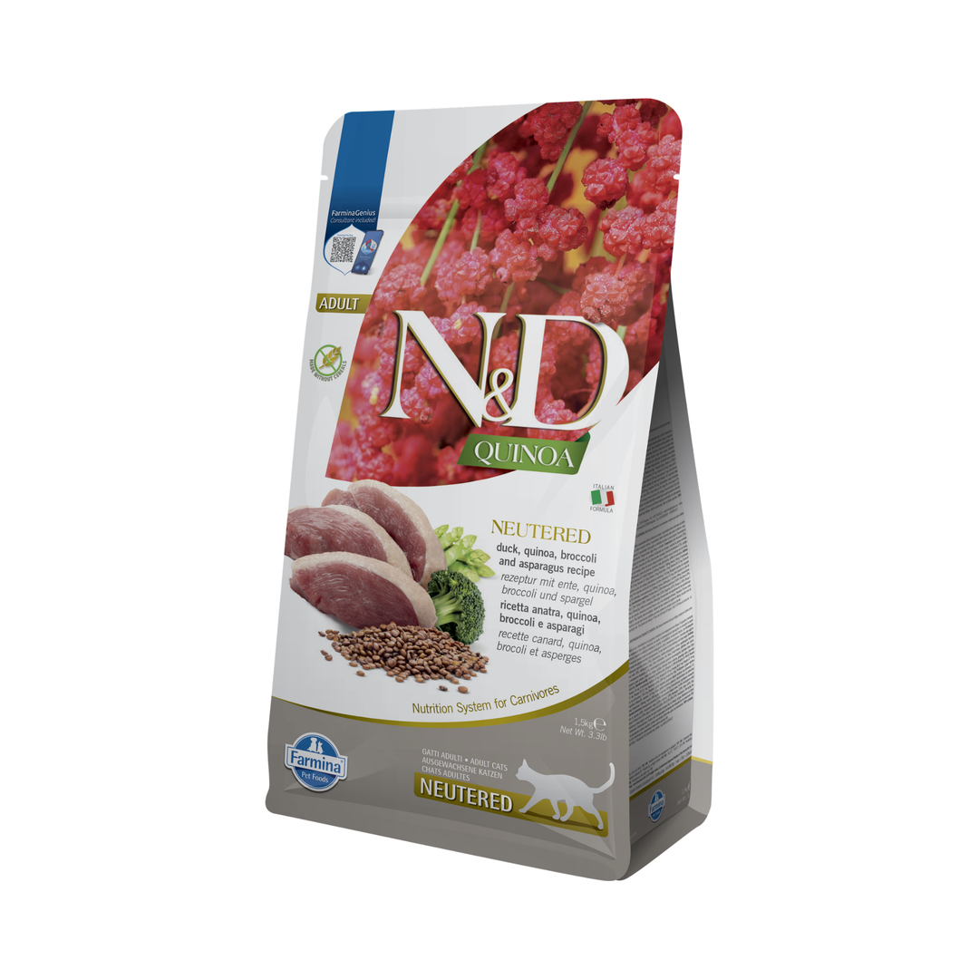 Hrană uscată pisică Farmina N&D QUINOA neutered 1.5 kg