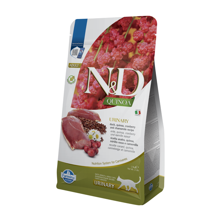 Hrană uscată pisică Farmina N&amp;D QUINOA urinary 1.5 kg