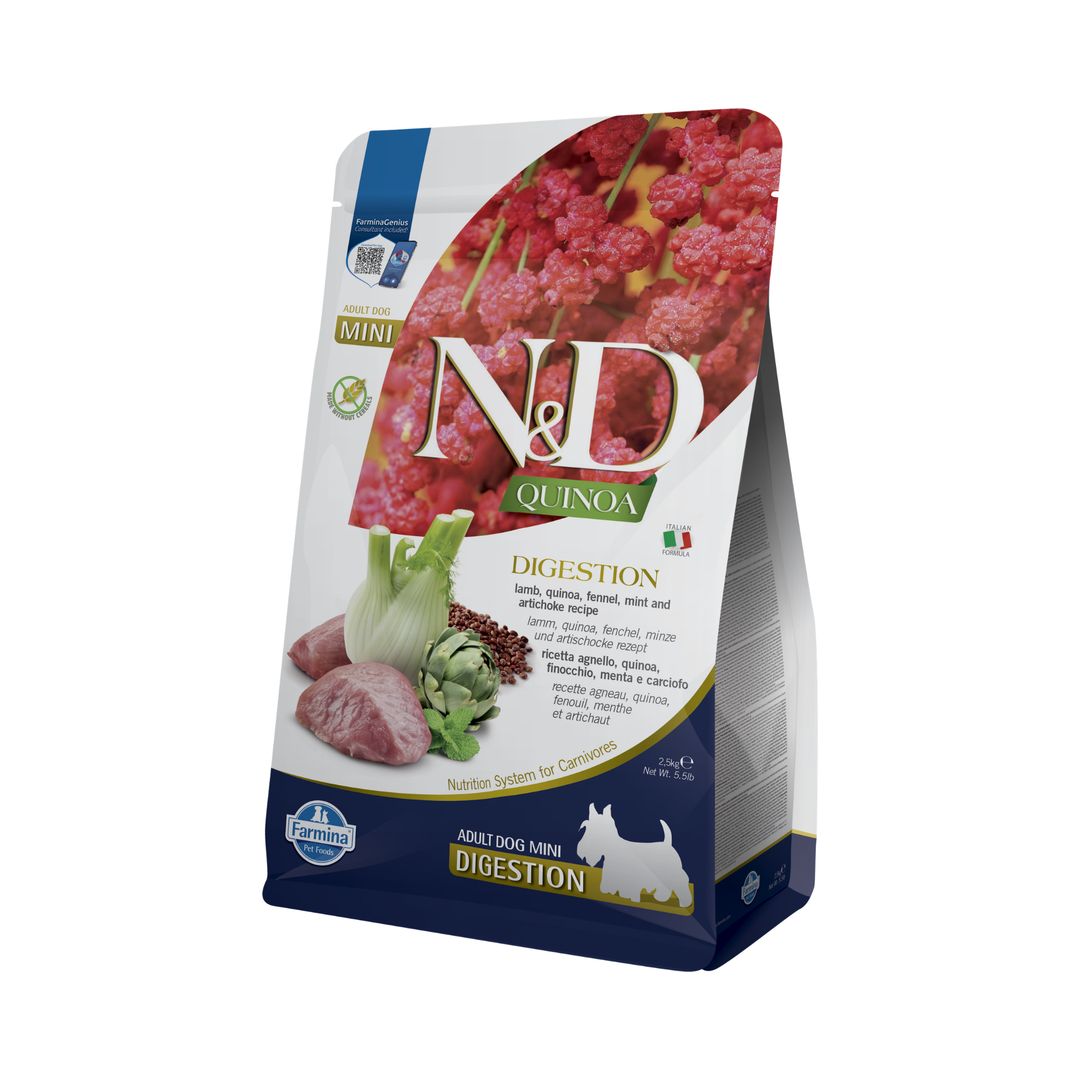 Hrană uscată câine Farmina N&D QUINOA digestion mini 2.5 kg