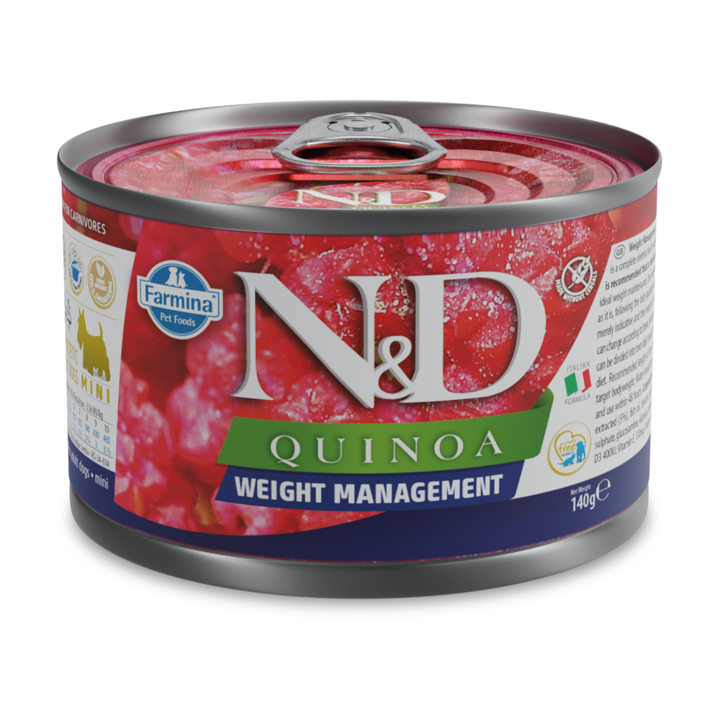 Hrana Umeda Caini Farmina N&amp;D PND140022 | Weight Management, 140g