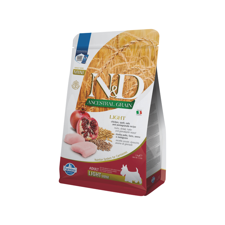 Hrana Uscata Caini Farmina N&amp;D PND0250085 | Pui, 2.5kg, Light