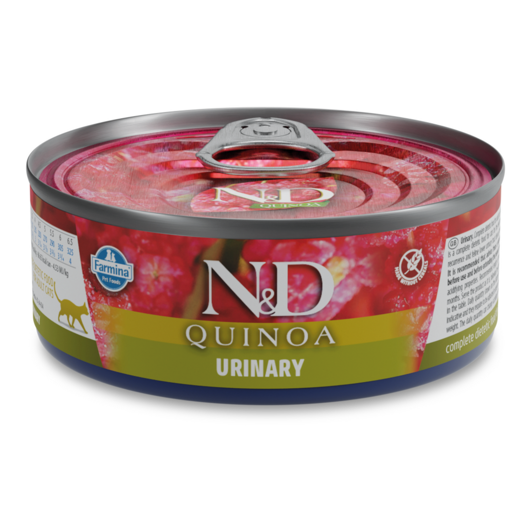 Hrană umedă pisică Farmina N&D QUINOA urinary hrană umedă 80 gr