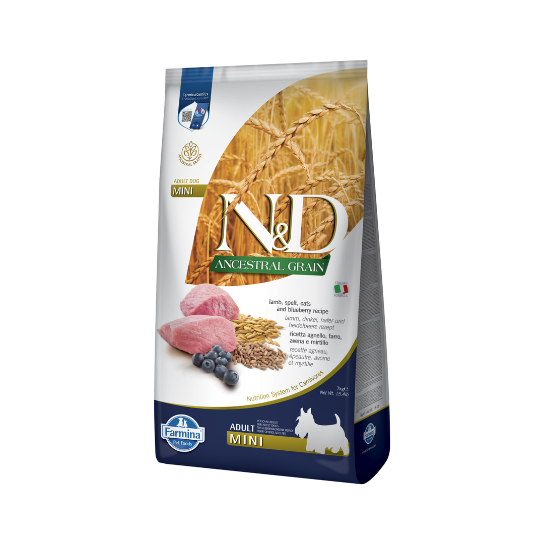 Hrana Uscata Caini Farmina N&D PND0700051 | Miel, Afine, Adult, 7kg