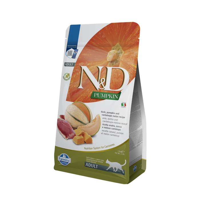 Hrana Uscata Pisici Farmina N&amp;D PND0150013 | Rata, Pepene, 1.5kg