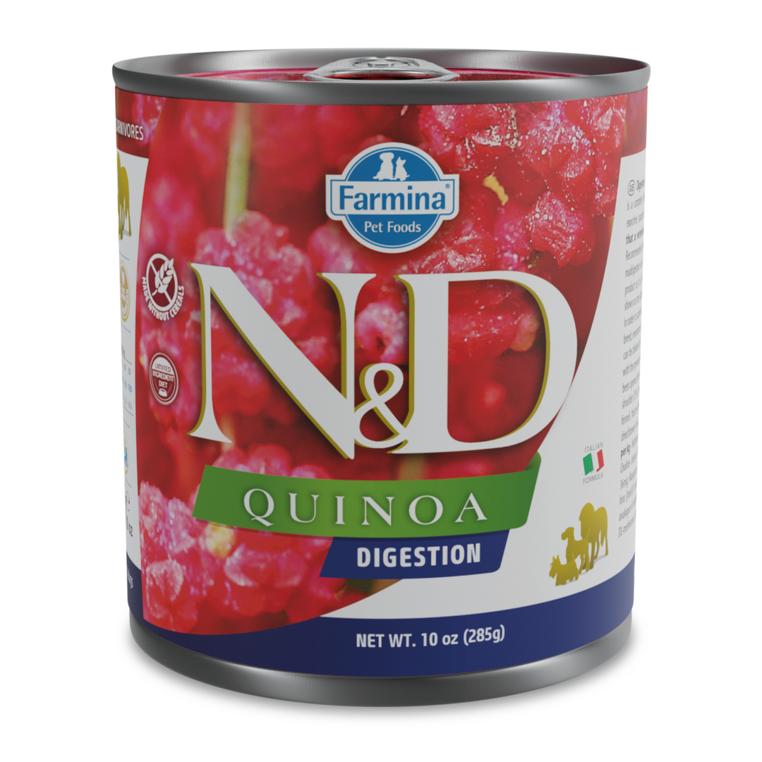 Hrană umedă câine Farmina N&D QUINOA digestion hrană umedă 285 gr