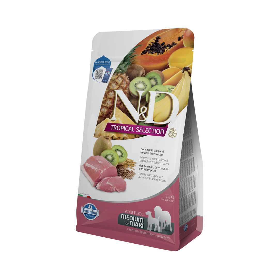 Hrana Uscata Caini Farmina N&amp;D PND0200028 | Porc, Fructe, 2kg