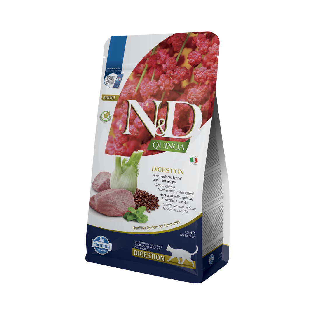Hrană uscată pisică Farmina N&D QUINOA digestion 1.5 kg