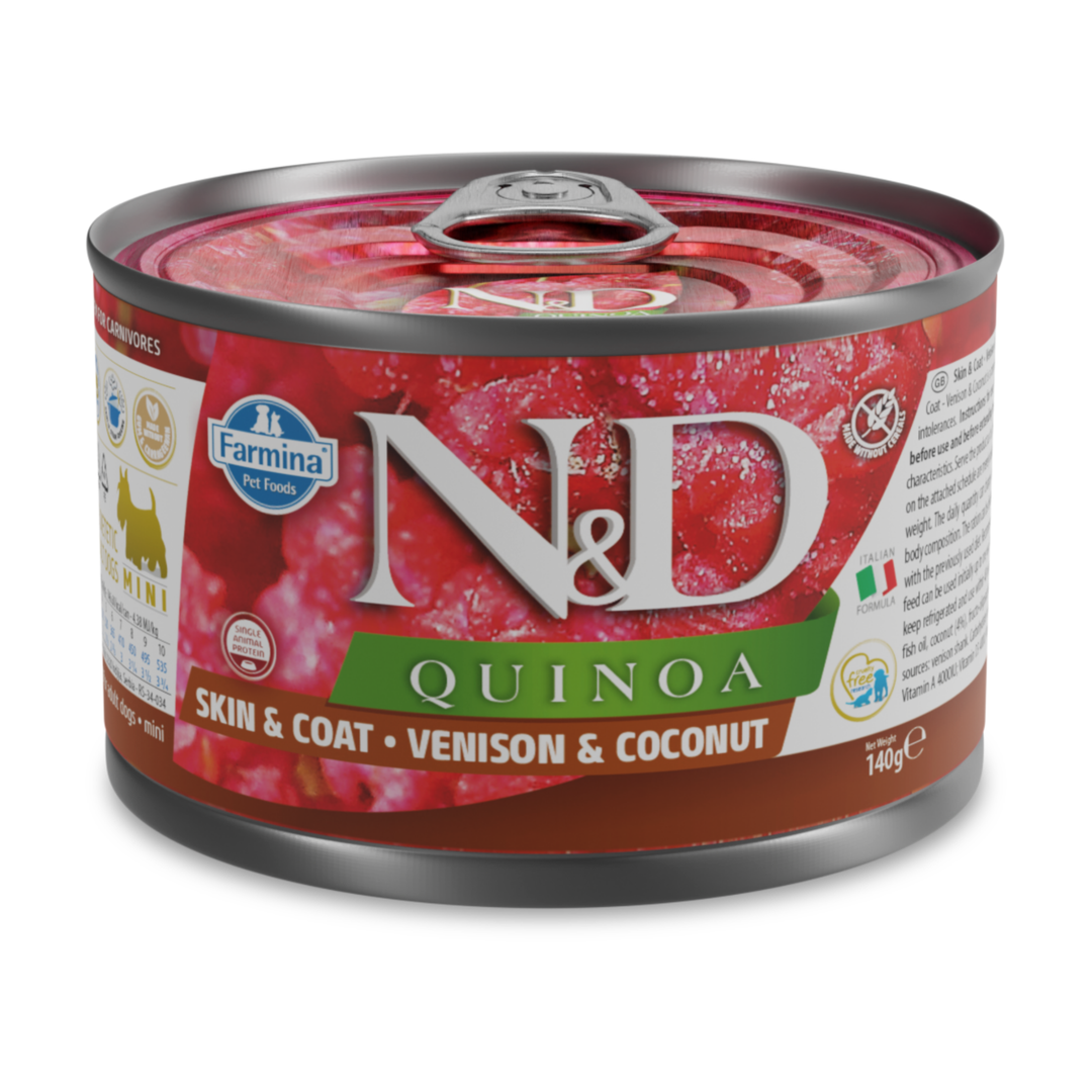 Hrana Umeda Caini Farmina N&D PND140021 | Vânat, Mini, 140g