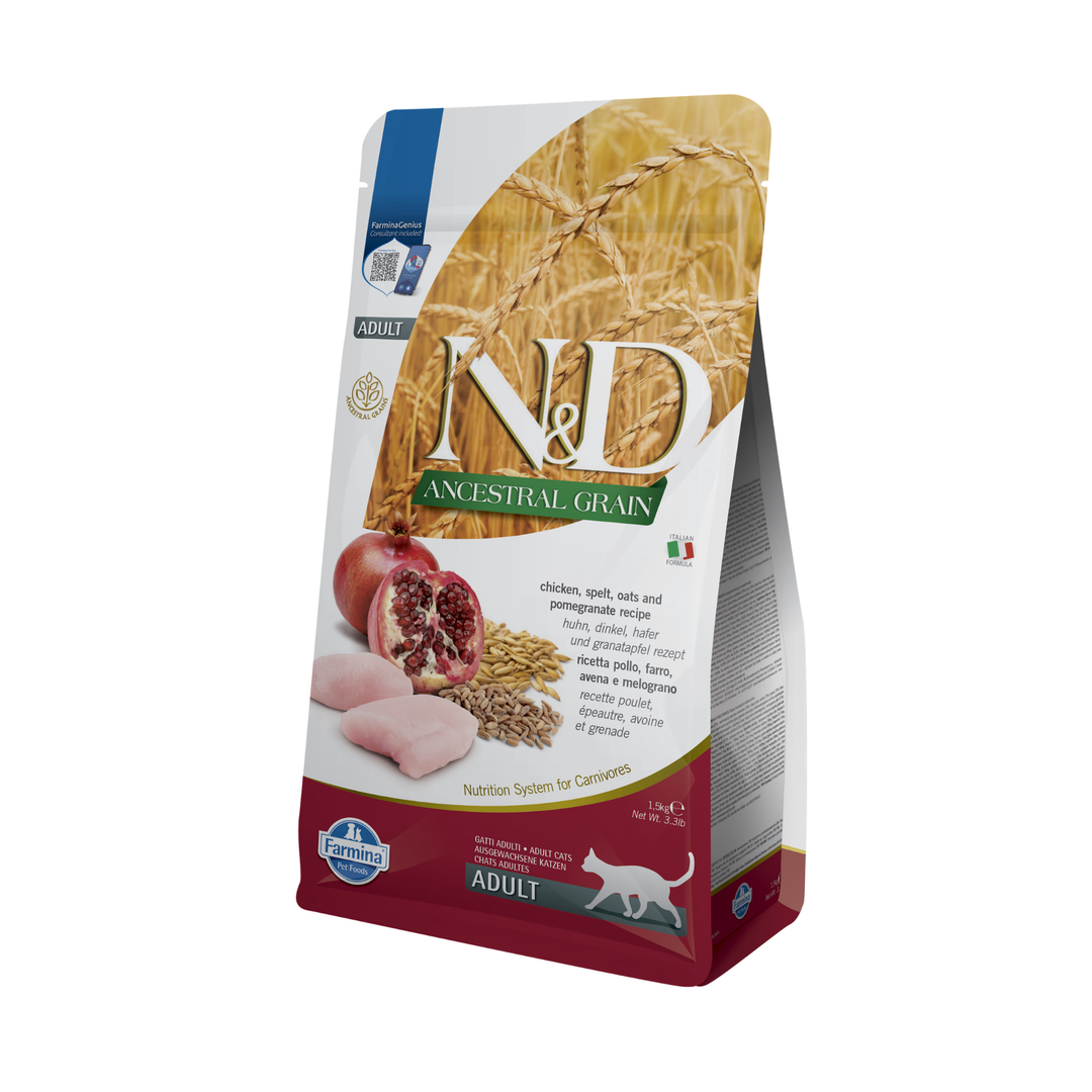 Hrana Uscata Pisici Farmina N&amp;D PND0150044 | Pui, Rodie, 1.5kg