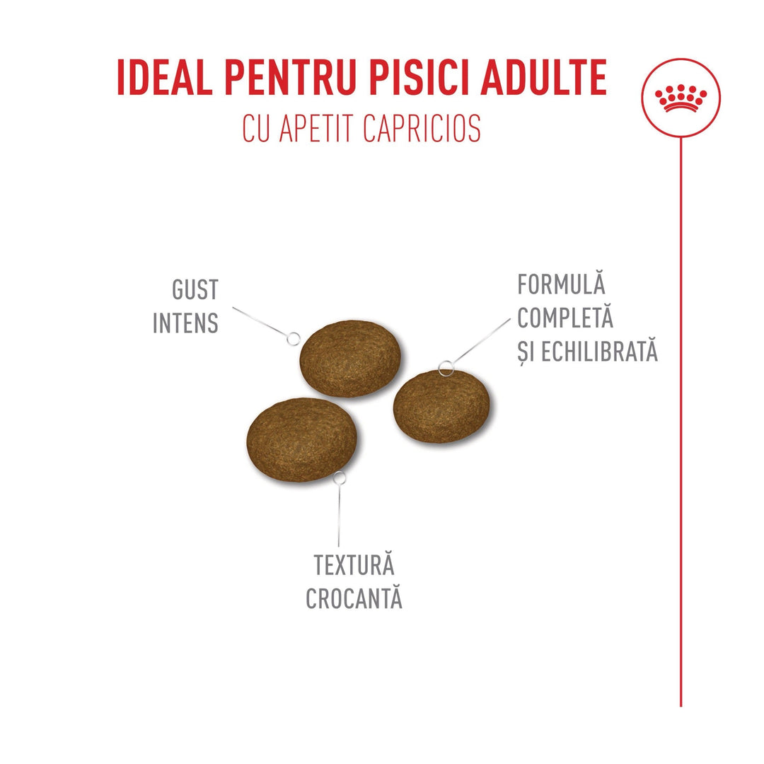 Royal Canin Fussy Adult hrana uscata pisica, apetit capricios, 4 kg