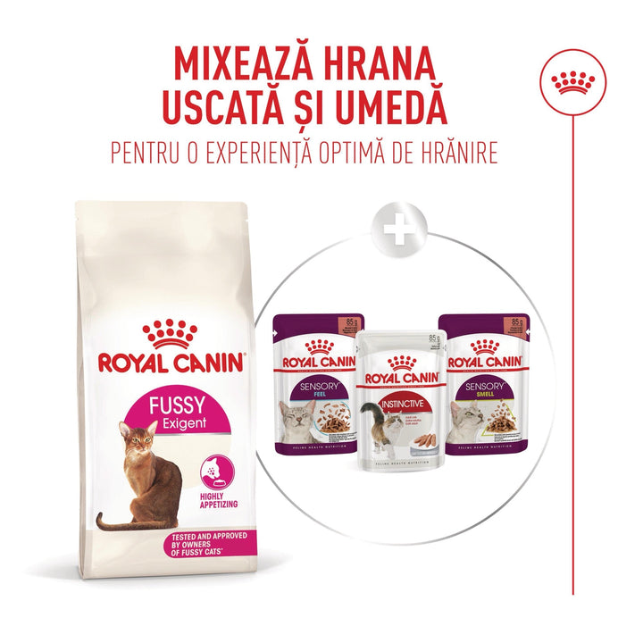 Royal Canin Fussy Adult hrana uscata pisica, apetit capricios, 4 kg