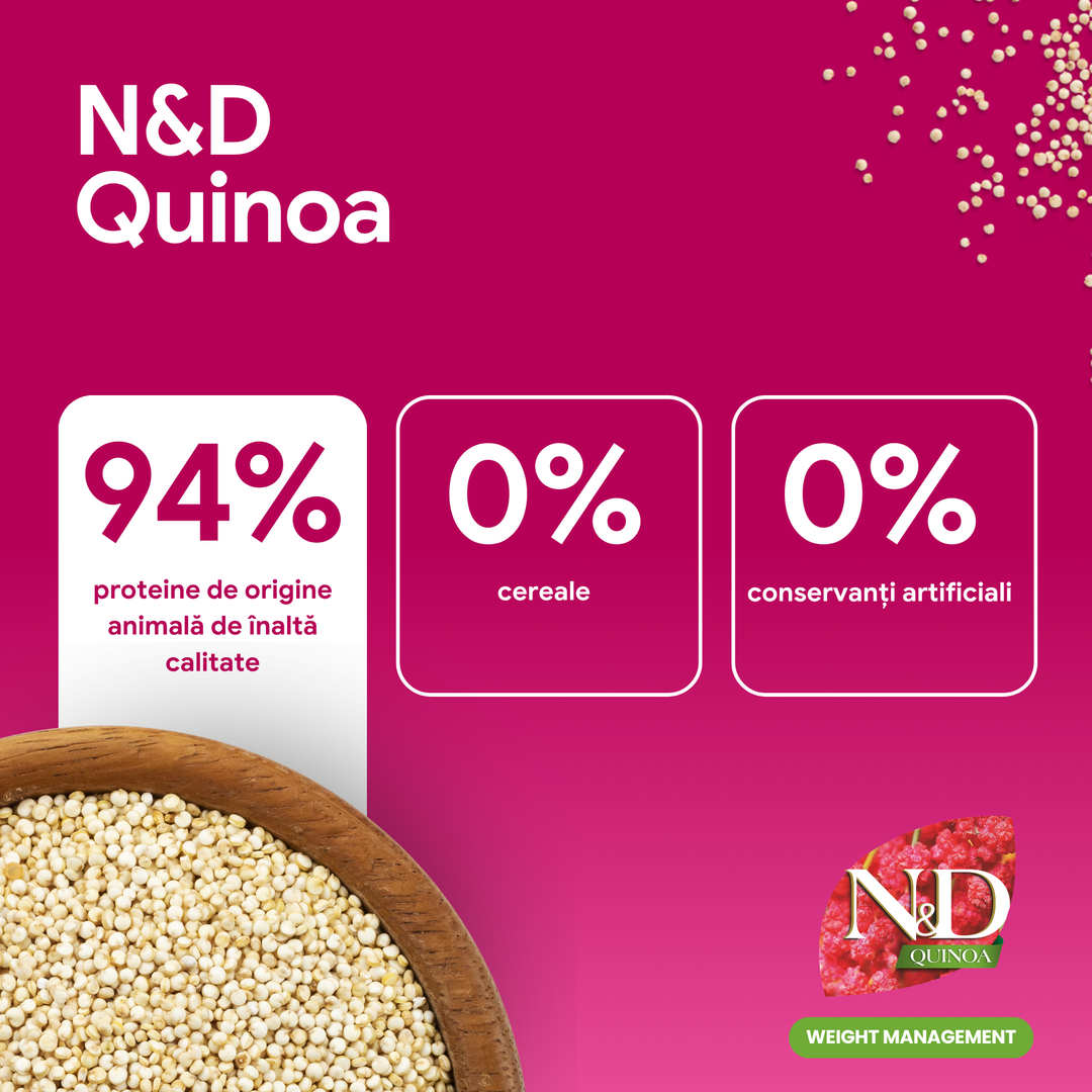 Hrana Uscata Caini Farmina N&amp;D PND0700090 | Quinoa, 7kg