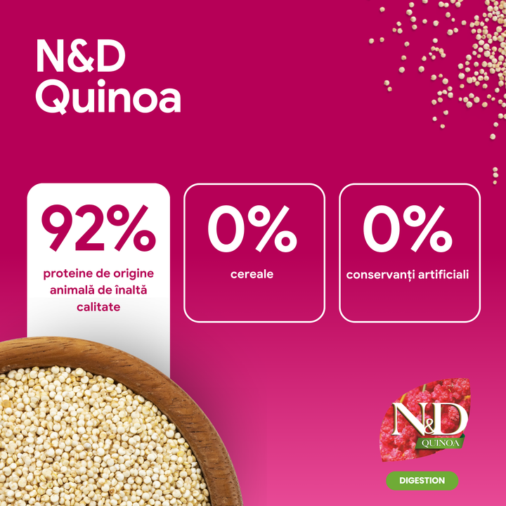 Hrana Uscata Caini Farmina N&amp;D PND0700085 | Quinoa, Miel, 7kg