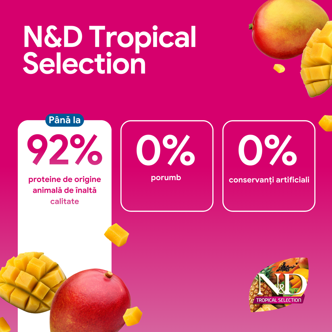 Hrana Uscata Caini Farmina N&amp;D PND0200029 | Miel, Fructe, 2kg