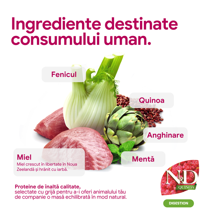 Hrană uscată pisică Farmina N&amp;D QUINOA digestion 1.5 kg
