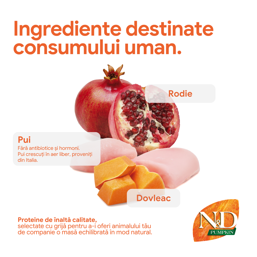 Hrana Uscata Caini Farmina N&amp;D PND0700069 | Pui, Dovleac, 7kg