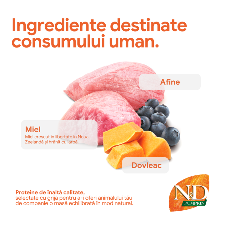 Hrana Uscata Caini Farmina N&amp;D PND120750S | Miel, Afine, 12kg