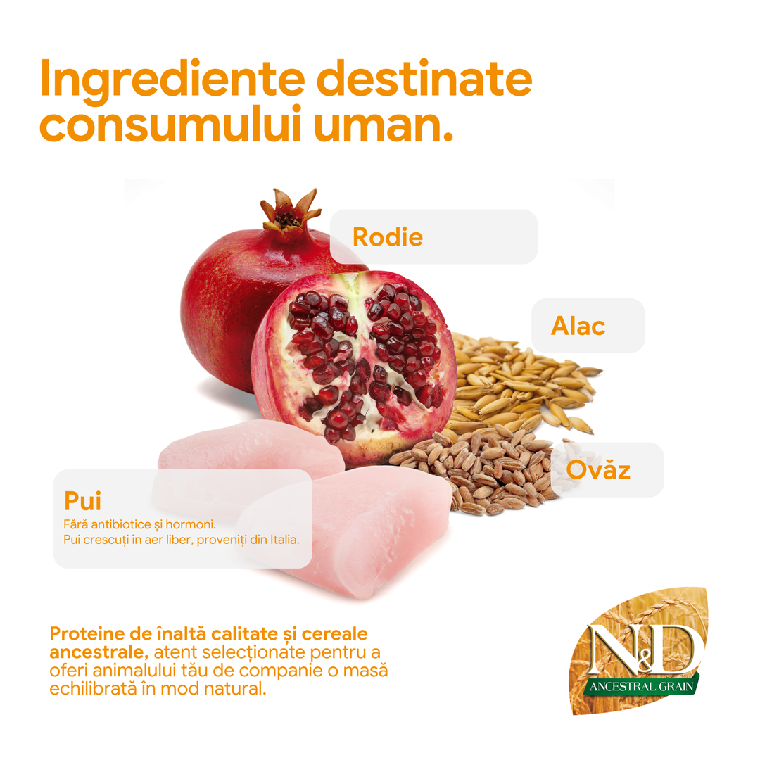 Hrana Uscata Caini Farmina N&amp;D PND0250085 | Pui, 2.5kg, Light