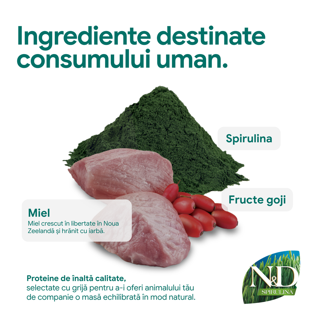 Hrana Uscata Caini Farmina N&amp;D PND0200007 | Miel, Goji, 2kg