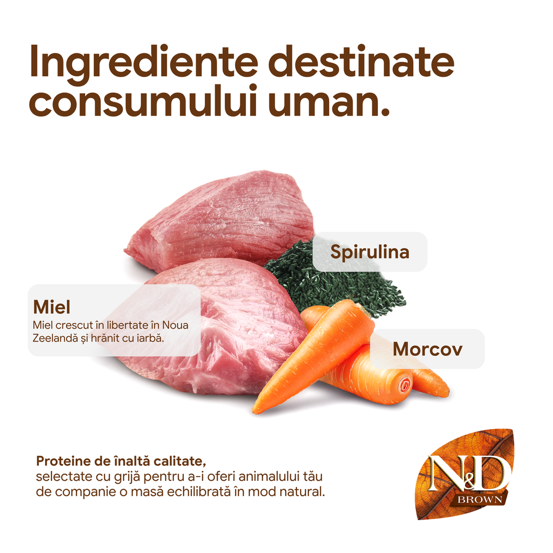 Hrana Uscata Caini Farmina N&amp;D PND0200003 | Miel, 2kg, Mini