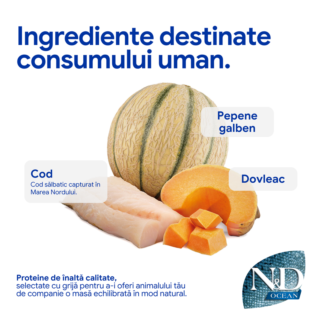 Hrana Uscata Caini Farmina N&amp;D PND0250120 | Cod, 2.5kg