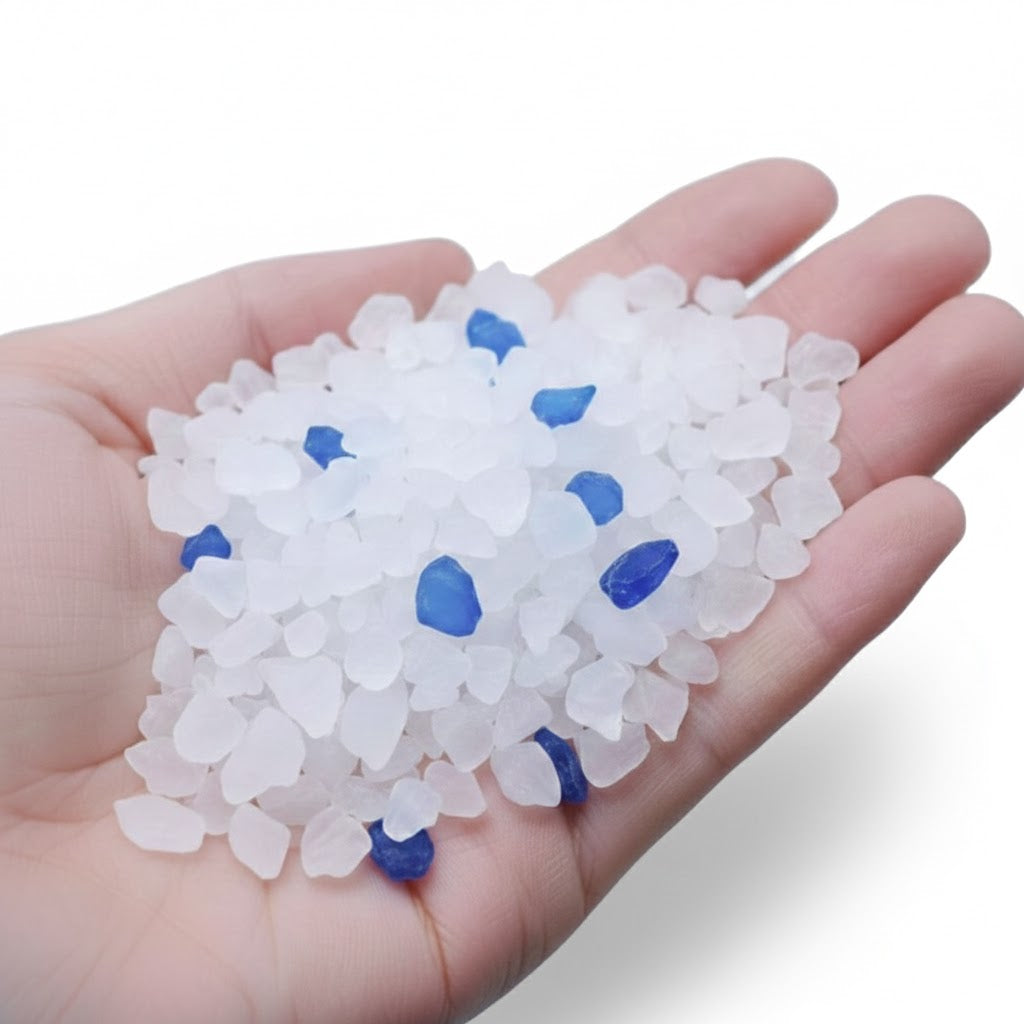 Asternut igienic silicat Fresh Cat 3.8L (1.5kg) - alb cu cristale albastre
