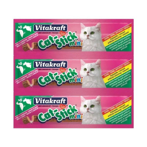 Recompense pentru pisici Vitakraft cu iepure si rata 3 bucati