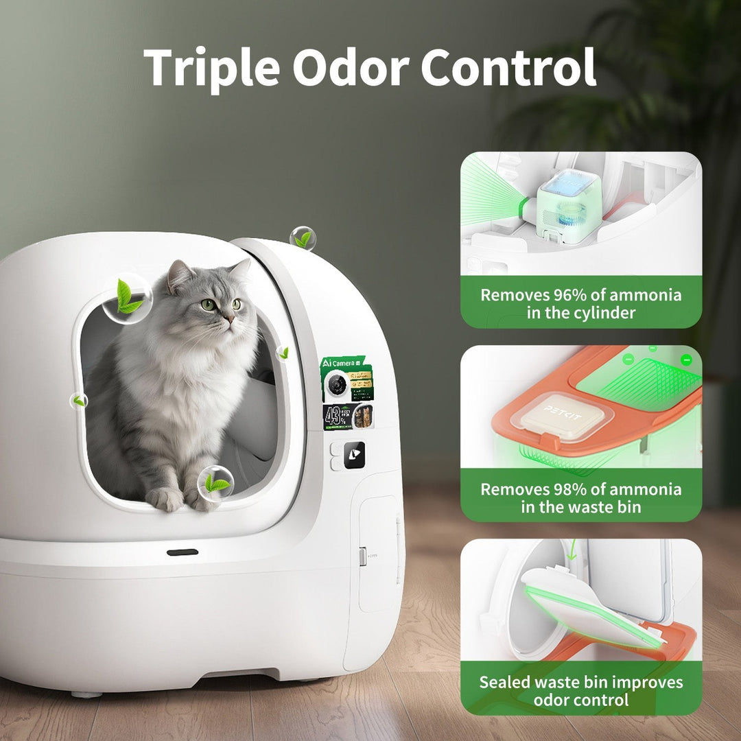 Litieră Pisici PETKIT Purobot Max Pro 2 | Cameră AI, Autocurățare