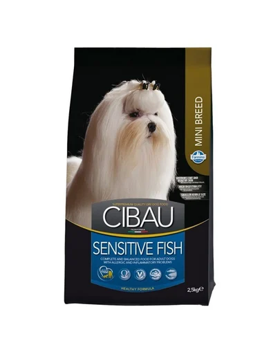 Hrană uscată câine Farmina CIBAU sensitive fish mini 2,5 kg