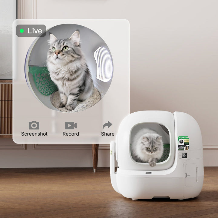 Litieră Pisici PETKIT Purobot Max Pro 2 | Cameră AI, Autocurățare