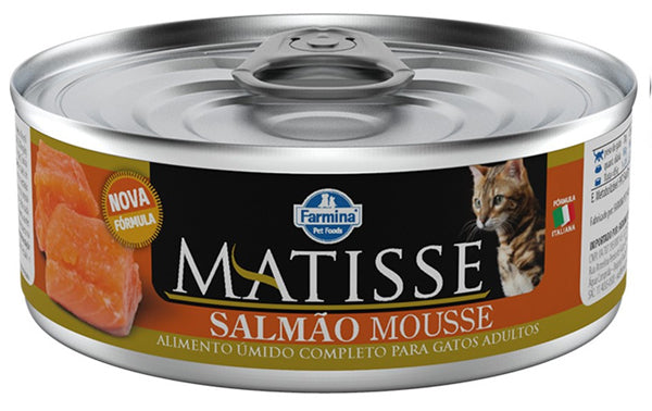 Hrană umedă pisică Farmina MATISSE cat mousse salmon 85 gr