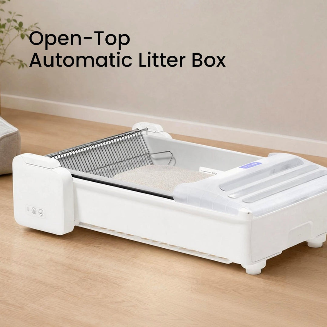 Litieră Pisici Robotail UCat C32 | Design Deschis, Autocurățare