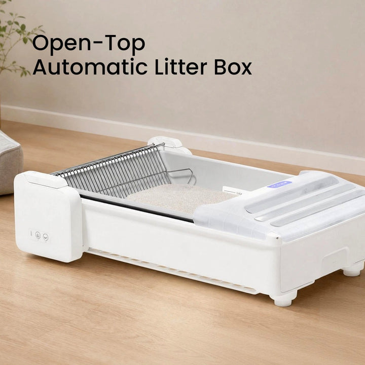 Litieră Pisici Robotail UCat C32 | Design Deschis, Autocurățare