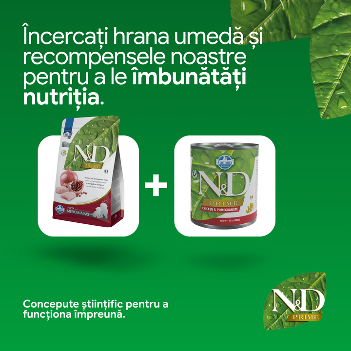 Hrana Uscata Caini Farmina N&amp;D PND0250069 | Pui, Rodie, 2.5kg