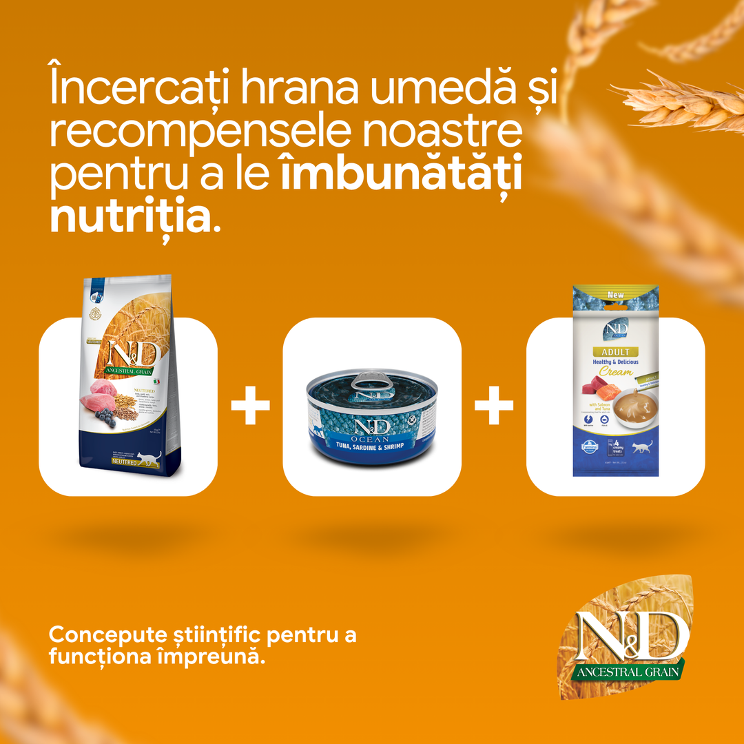 Hrana Uscata Pisici Farmina N&amp;D PND1000025 | Miel, 10kg, Adult