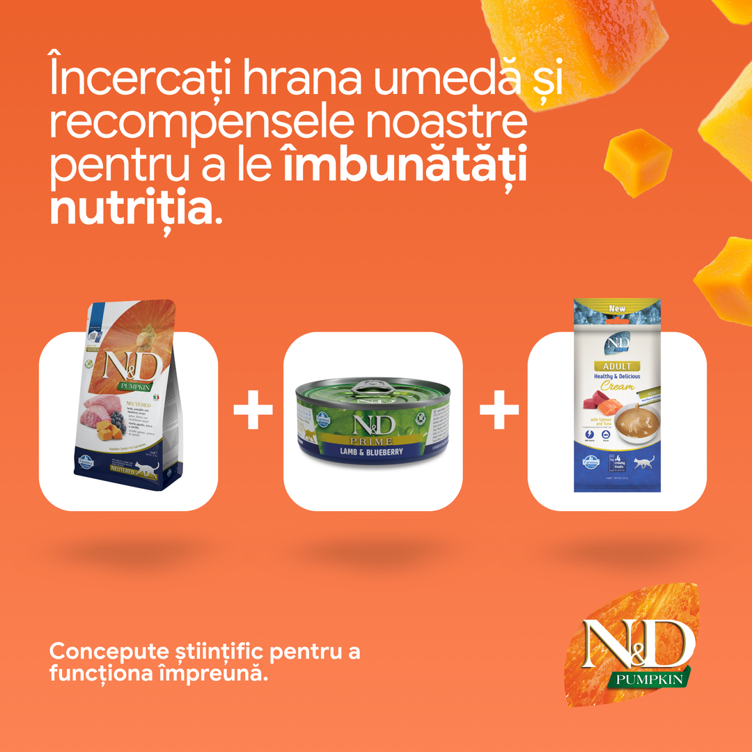 Hrana Uscata Pisici Farmina N&amp;D PND0150073 | Miel, Dovleac, 1.5kg