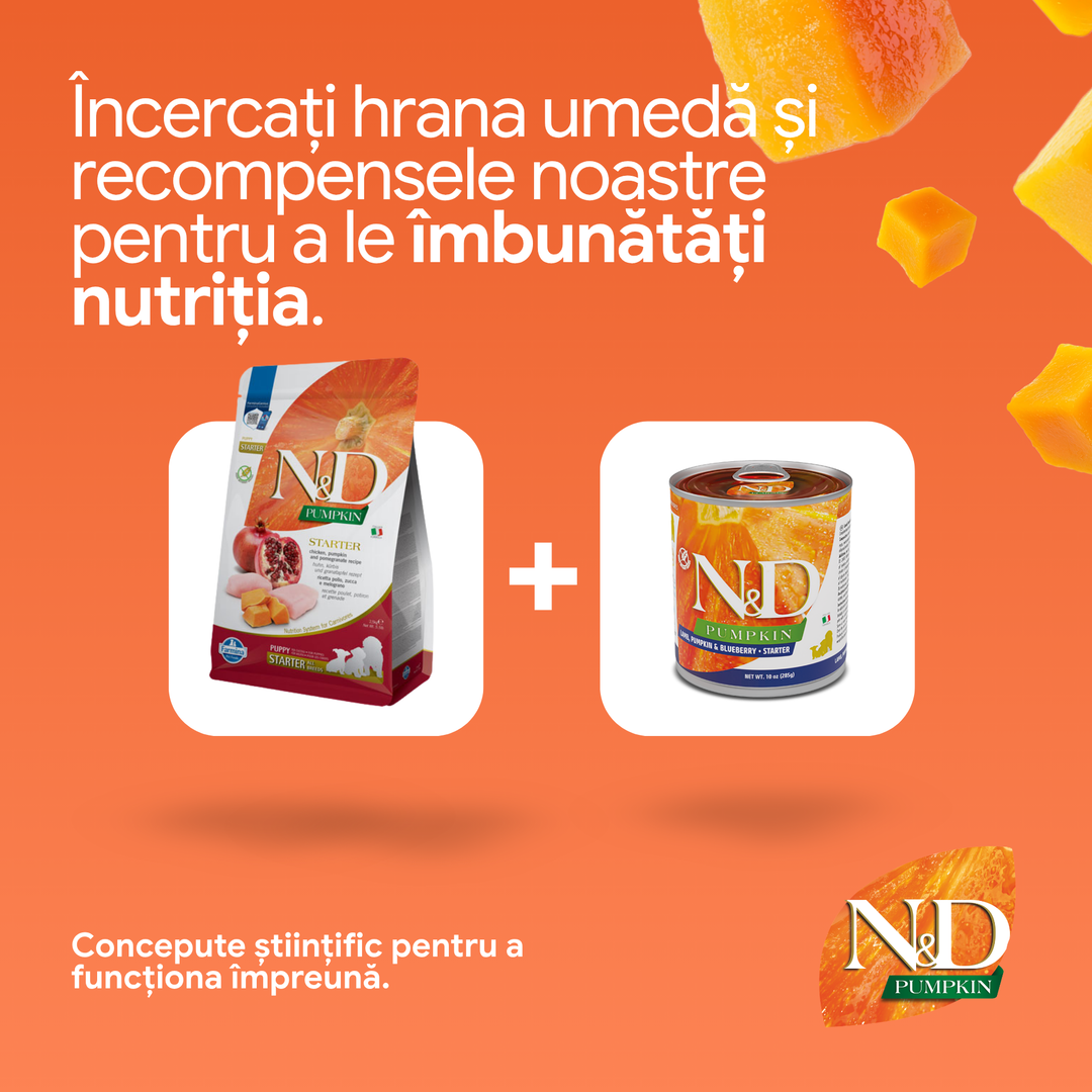 Hrana Uscata Caini Farmina N&amp;D PND0250121 | Pui, Dovleac, 2.5kg