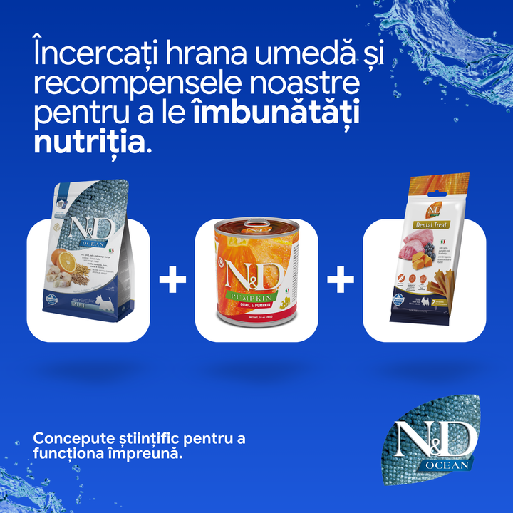Hrana Uscata Caini Farmina N&amp;D PND0700044 | Cod, 7kg, Adult