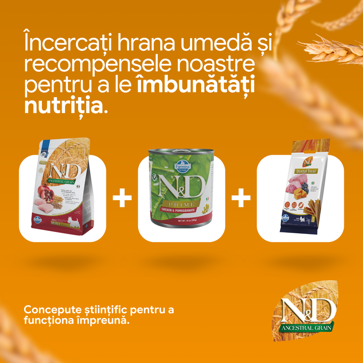 Hrana Uscata Caini Farmina N&amp;D PND0700050 | Pui, Rodie, 7kg