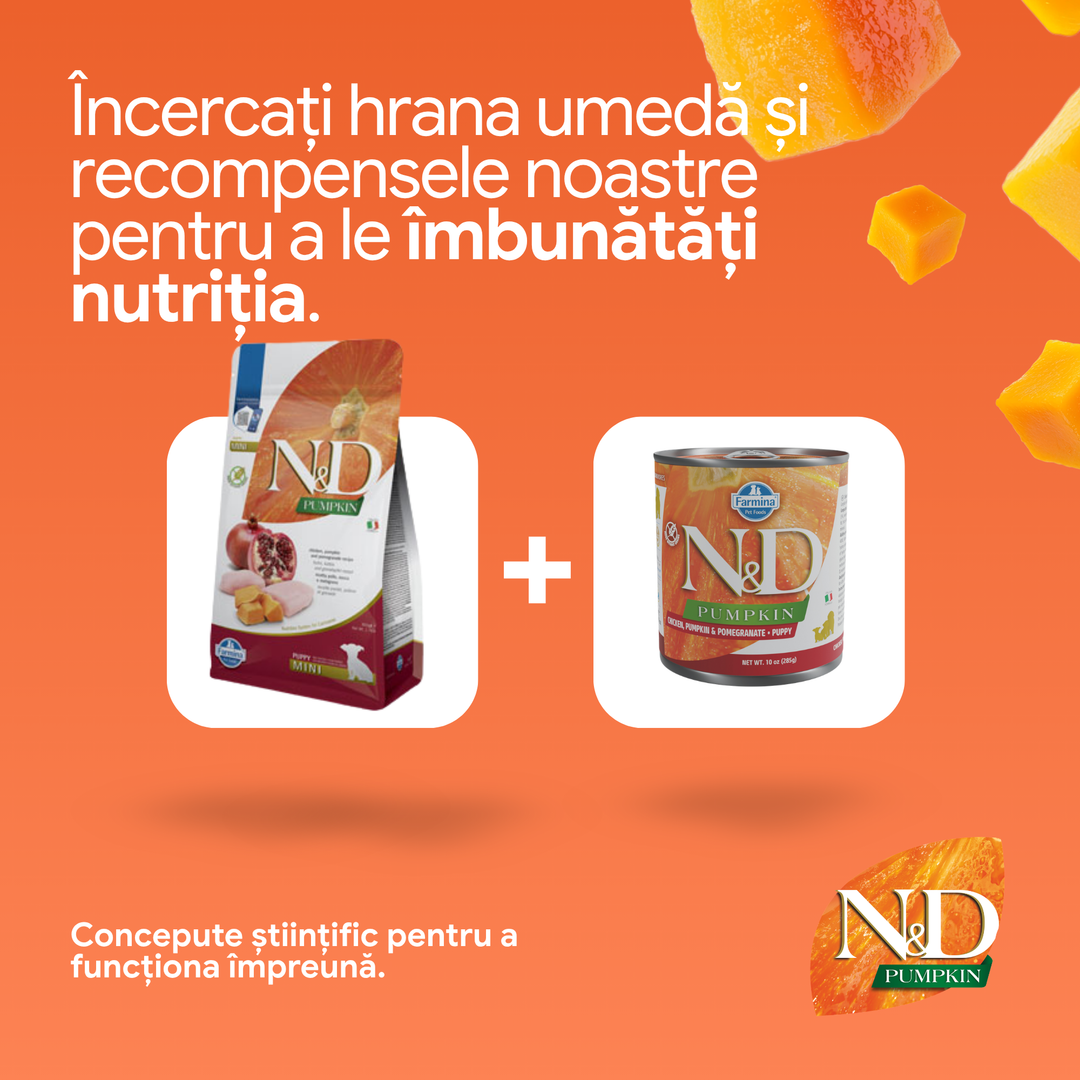 Hrana Uscata Caini Farmina N&amp;D PND0700069 | Pui, Dovleac, 7kg