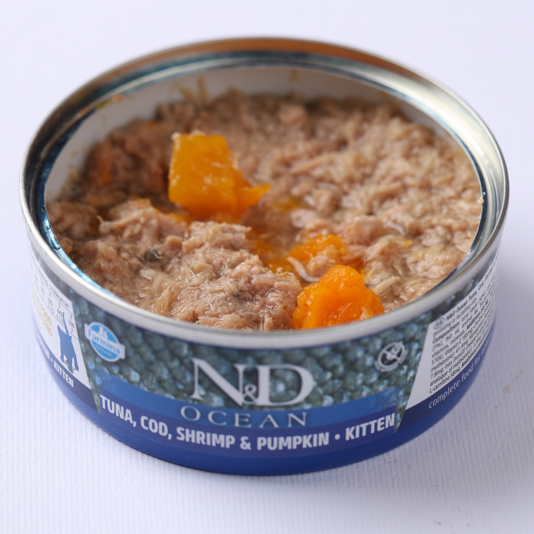 Hrana Umeda Pisici Farmina N&D PND070139 | Ton, Crevete, Dovleac, 70g