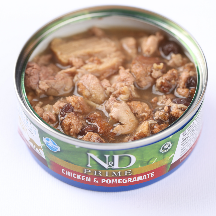 Hrană umedă pisică Farmina N&amp;D PRIME pui &amp; rodie hrană umedă 70 gr