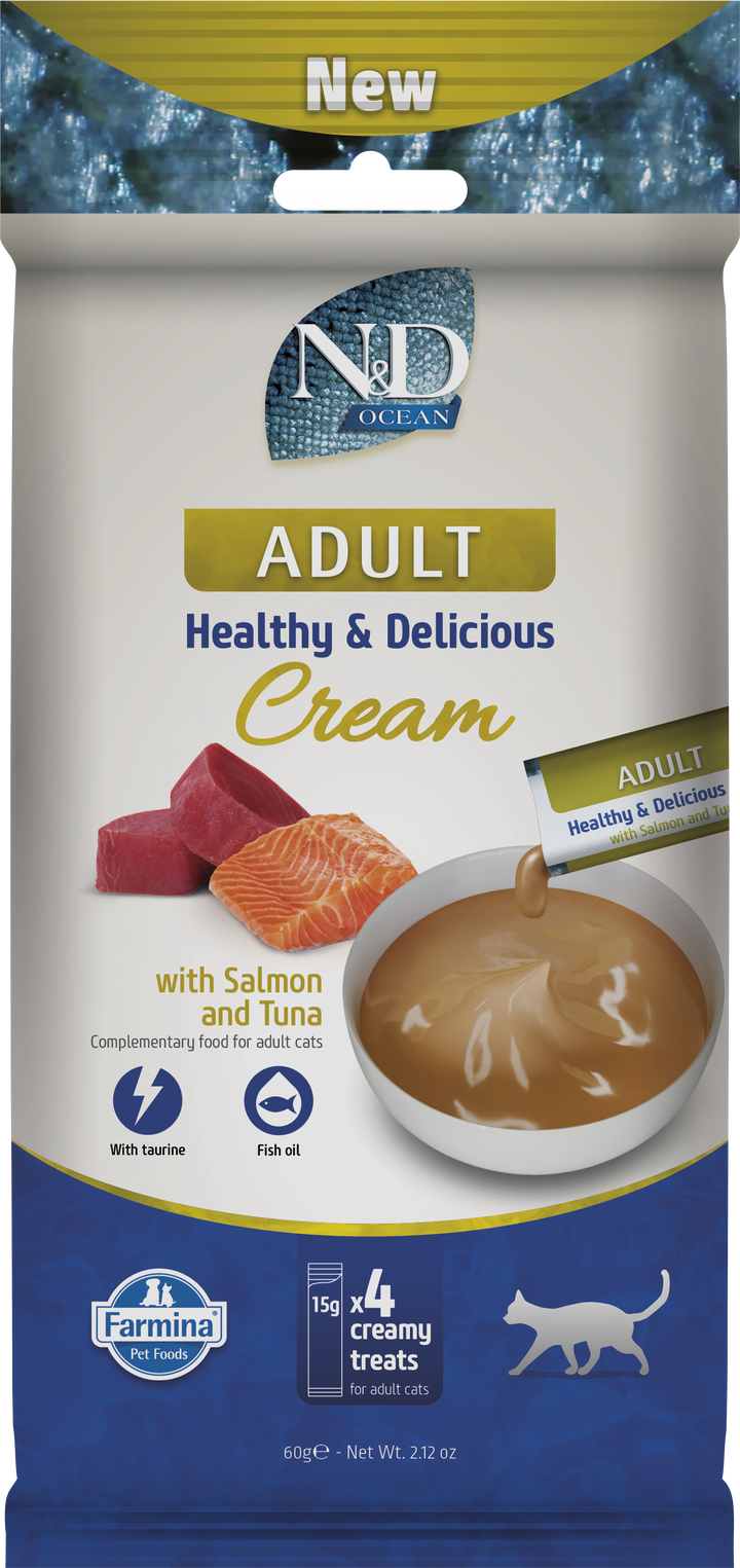 N&amp;D OCEAN CREAM CU TON &amp; SOMON ADULT, 4x15 GR